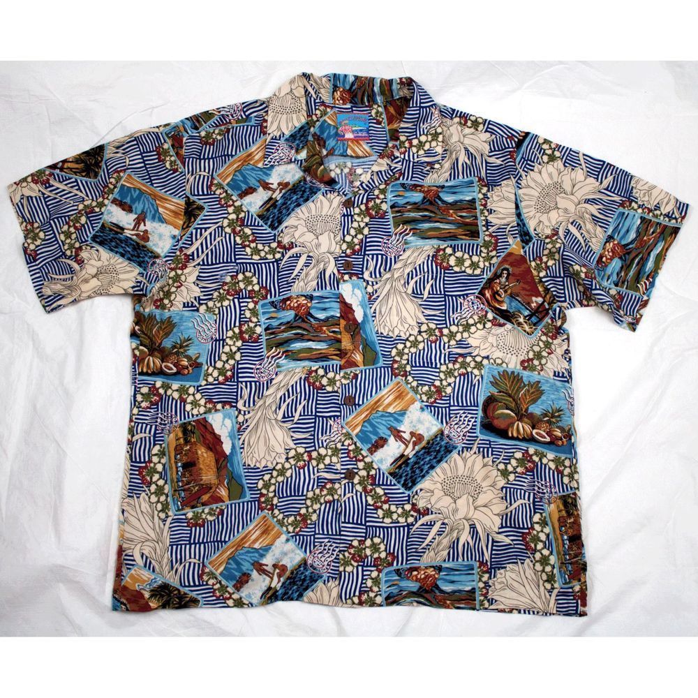 SOLD Reyn Spooner Joe Kealoha Short Sleeve Button‎ Shirt
